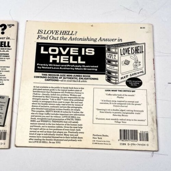 How to go to Hell Childhood is Hell Love Is Hell by Matt Groening Book Lot of 3 - Picture 8 of 12